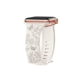 Curea Ceas Apple Watch Flower Silicone Starlight Anca's Store